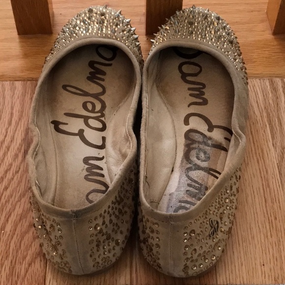 ⚡️FLASH SALE!✨ Sam Edelman Blair Embellished Spiked Ballet Flat 6 - Picture 5 of 15